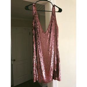 Free People Sequin Mini Dress